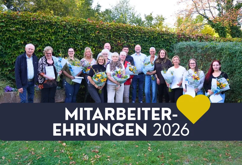 Danke für euren Einsatz! – Wir ehren unsere Jubilare 2026