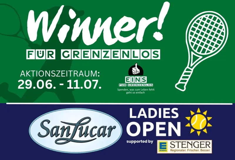 Gemeinsam mit Grenzenlos zu den SanLucar Ladies Open