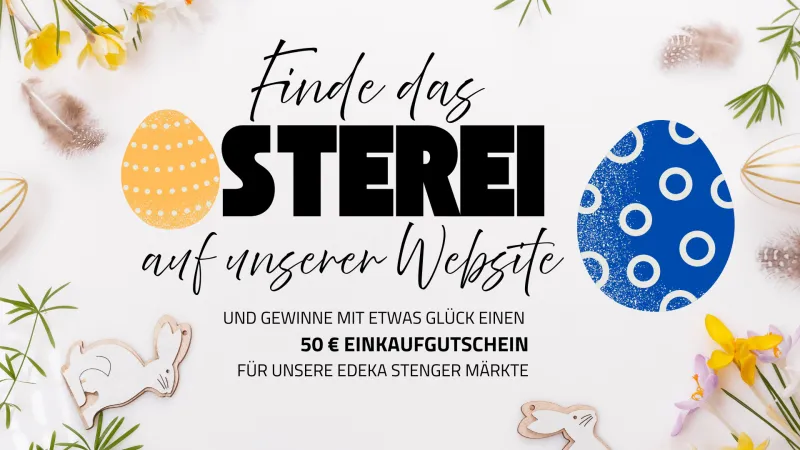 Gewinnspiel - Finde das Osterei auf unserer Website