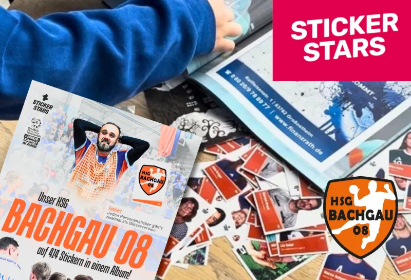 Sticker-Stars in Großostheim! – Sammelfieber mit der HSG Bachgau 08