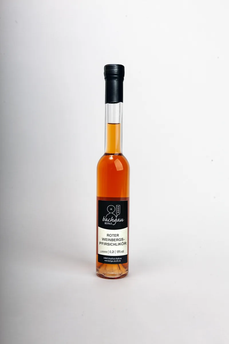 Roter Weinbergspfirsich Likör